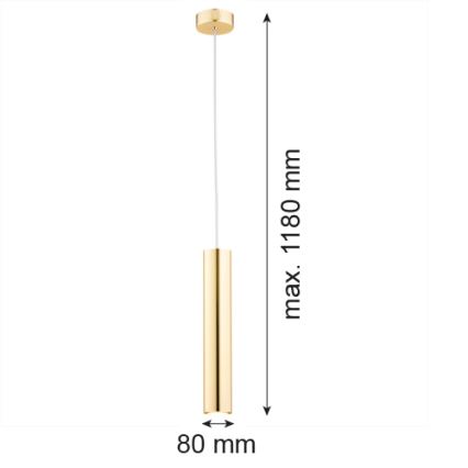 Argon 4057 - Lámpara colgante GOMERA 1xGU10/5W/230V latón