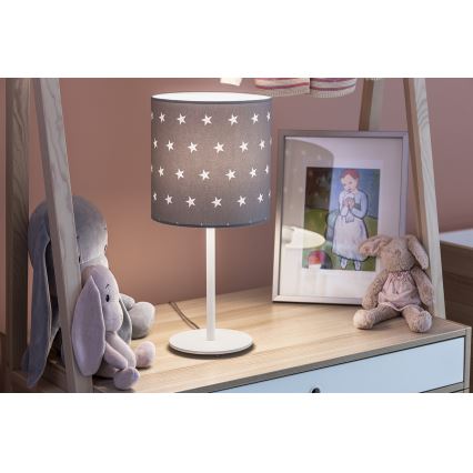 Argon 4125 - Lámpara de mesa MAGIC 1xE27/15W/230V blanco