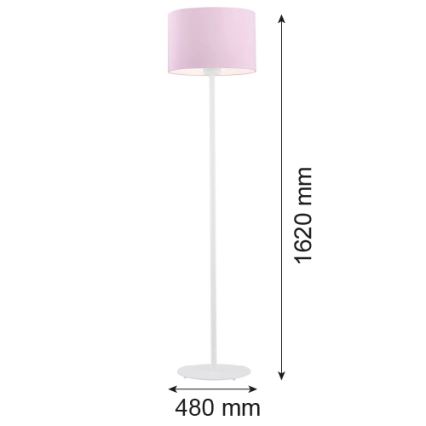 Argon 4132 - Lámpara de pie MAGIC 1xE27/15W/230V rosa/blanco