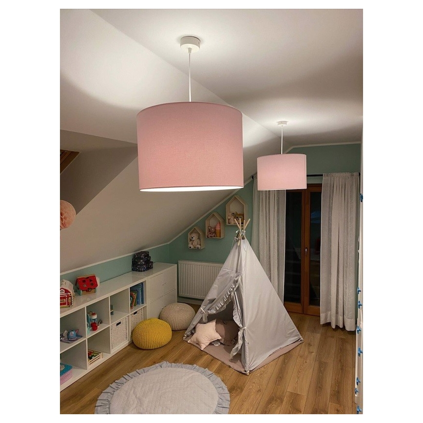 Argon 4136 - Lámpara colgante MAGIC 1xE27/15W/230V rosa