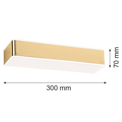 Argon 4148 - Aplique RODAN 1xE27/15W/230V dorado