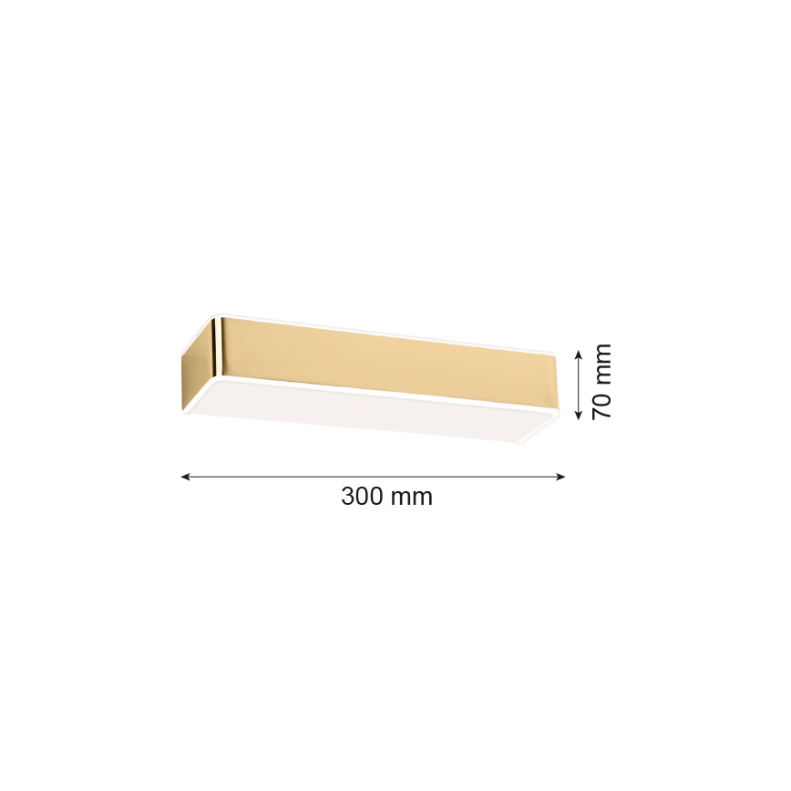 Argon 4148 - Aplique RODAN 1xE27/15W/230V dorado