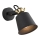 Argon 4161 - Foco de pared KONGO 1xE27/15W/230V negro