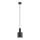 Argon 4219 - Lámpara colgante SINES 1xE27/15W/230V diá. 12 cm negro