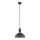 Argon 4222 - Lámpara colgante SINES 1xE27/15W/230V diá. 28 cm negro