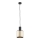 Argon 4248 - Lámpara colgante HERMAN 1xE27/15W/230V latón/negro