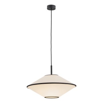Argon 4282 - Lámpara colgante TROY con cable, 1xE27/15W/230V, beige