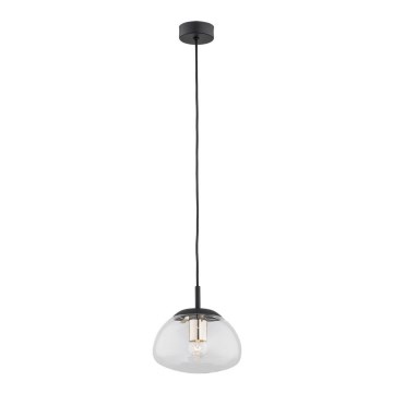 Argon 4331 - Lámpara colgante con cable TRINI 1xE27/15W/230V diámetro 20 cm negro