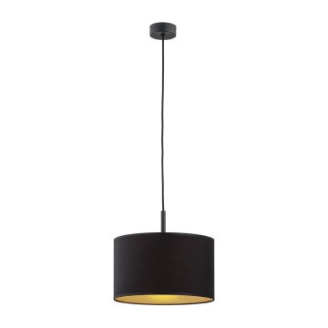 Argon 4341 - Lámpara colgante con cable KARIN 1xE27/15W/230V negro/dorado