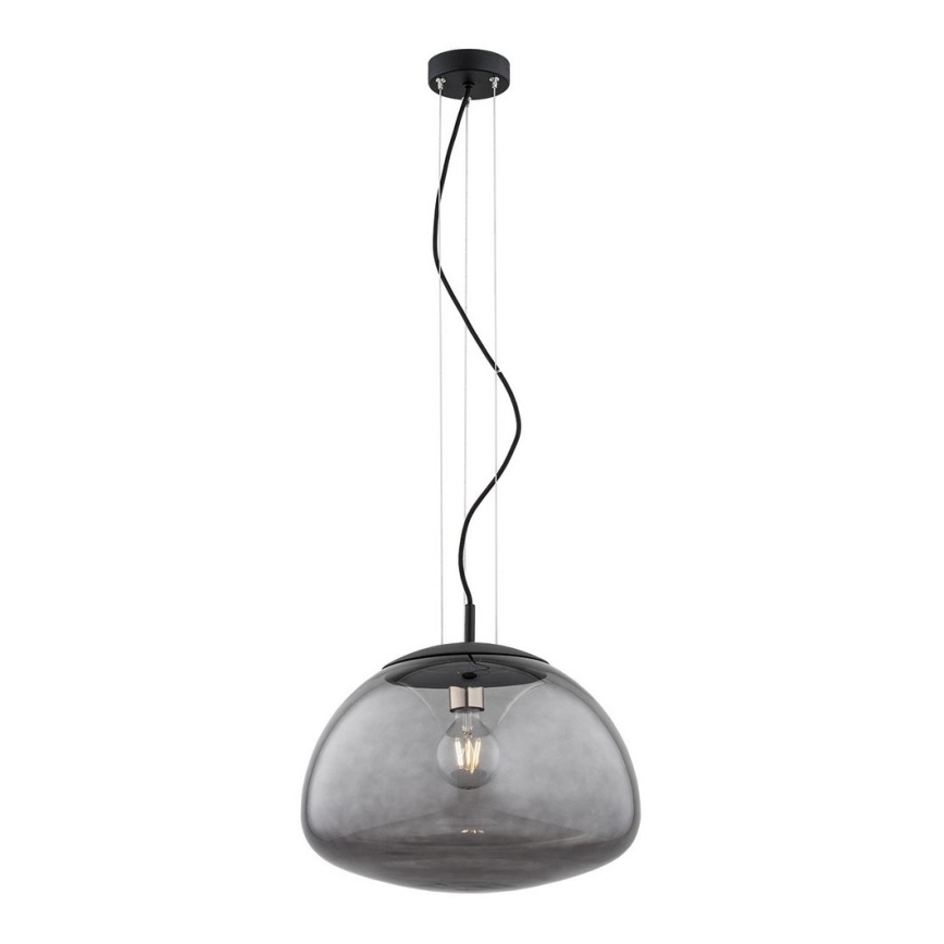 Argon 4350 - Lámpara colgante con cable TRINI 1xE27/15W/230V diámetro 40 cm negro