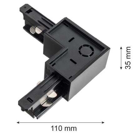 Argon 4367 - Conector para luminarias en sistema de carril tipo L