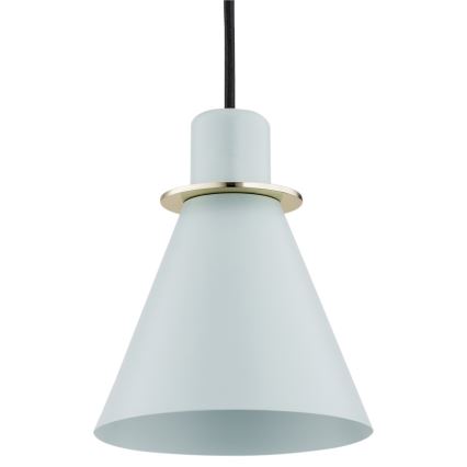Argon 4682 - Lámpara de araña BEVERLY 1xE27/15W/230V azul/dorado