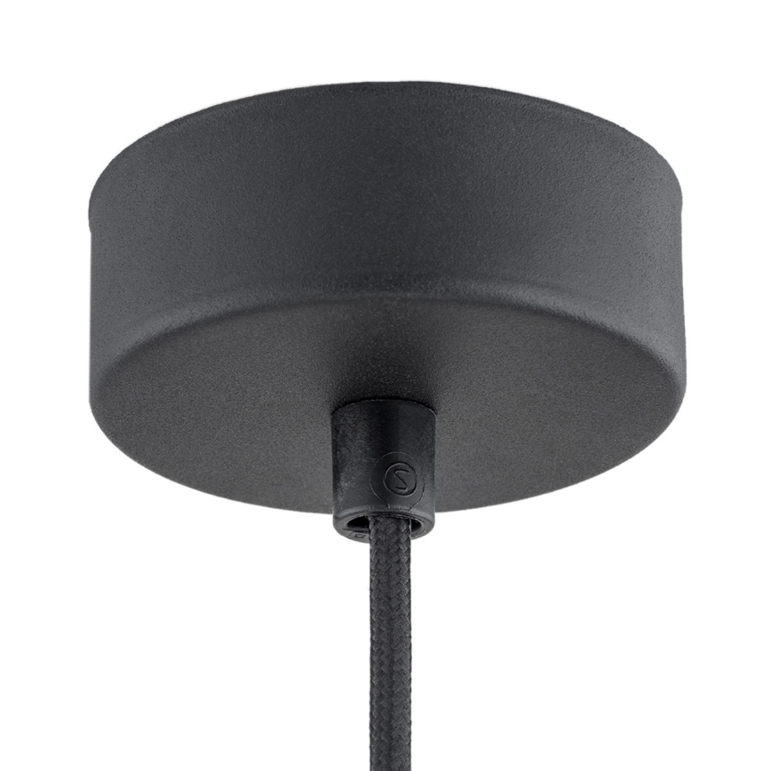 Argon 4688 - Lámpara colgante BEVERLY 1xE27/15W/230V negro/cromo brillante