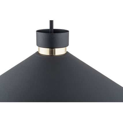 Argon 4695 - Lámpara colgante NASHVILLE 1xE27/15W/230V negro