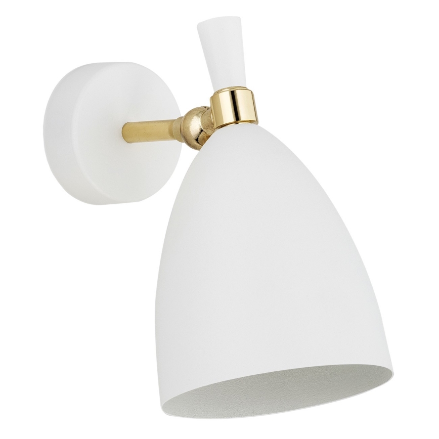Argon 4699 - Aplique CHARLOTTE 1xE27/15W/230V blanco/dorado