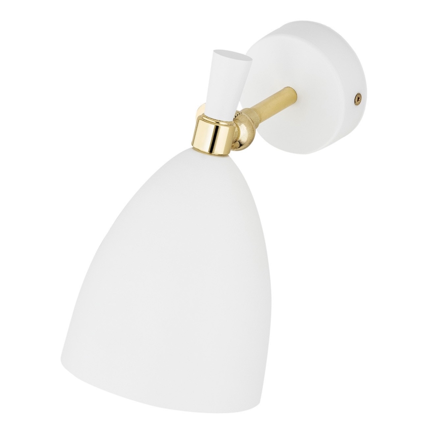 Argon 4699 - Aplique CHARLOTTE 1xE27/15W/230V blanco/dorado