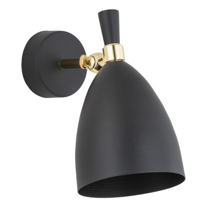 Argon 4701 - Aplique CHARLOTTE 1xE27/15W/230V negro/dorado
