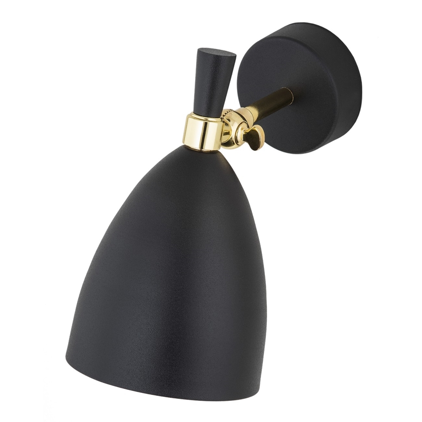 Argon 4701 - Aplique CHARLOTTE 1xE27/15W/230V negro/dorado