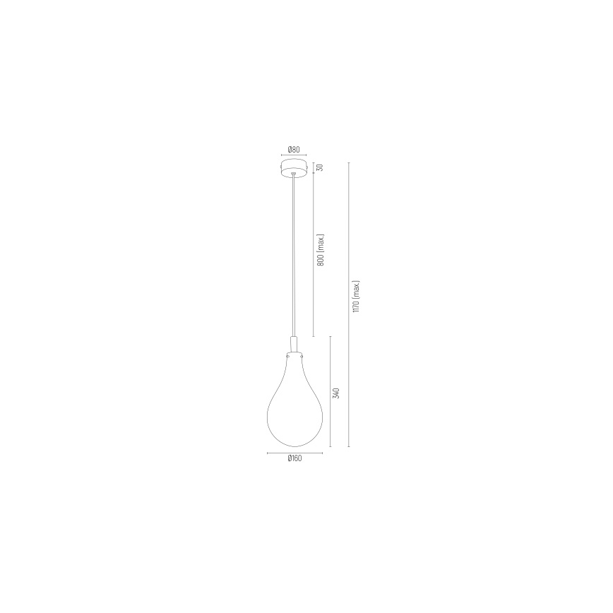 Argon 4716 - Lámpara colgante OAKLAND 1xG9/6W/230V