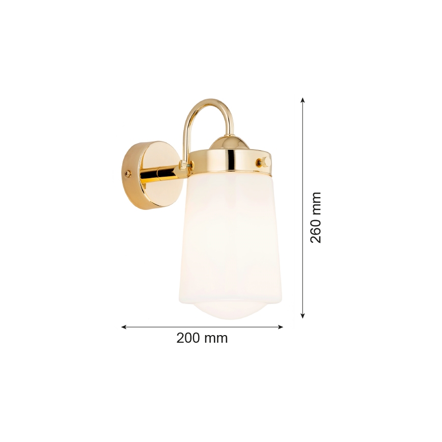 Argon 4717 - Aplique de baño PASADENA 1xE27/15W/230V IP44