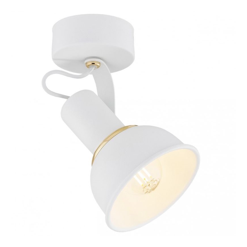 Argon 4899 - Foco TWIST 1xE14/7W/230V blanco/dorado