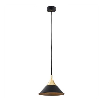 Argon 4903 - Lámpara colgante MASSETO 1xE27/15W/230V negro/dorado