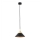 Argon 4903 - Lámpara colgante MASSETO 1xE27/15W/230V negro/dorado