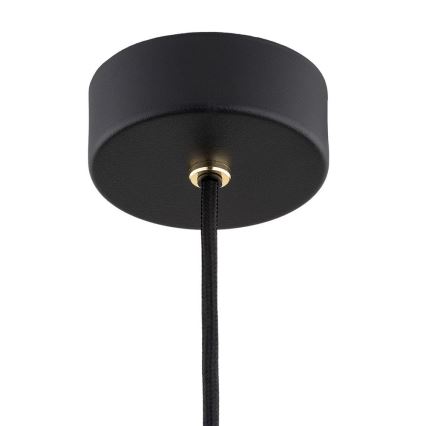 Argon 4903 - Lámpara colgante MASSETO 1xE27/15W/230V negro/dorado