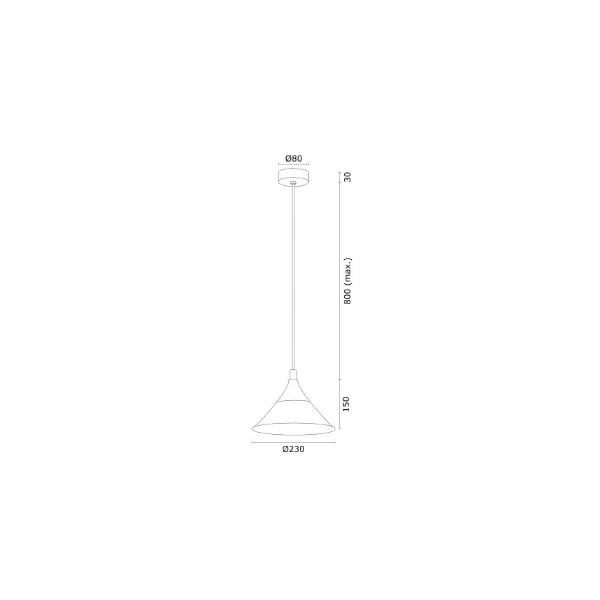 Argon 4903 - Lámpara colgante MASSETO 1xE27/15W/230V negro/dorado