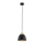 Argon 4905 - Lámpara colgante MURANO 1xE27/15W/230V negro/dorado