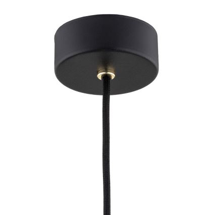 Argon 4905 - Lámpara colgante MURANO 1xE27/15W/230V negro/dorado
