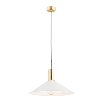 Argon 4911 - Lámpara colgante MINORI 1xE27/15W/230V blanco/dorado