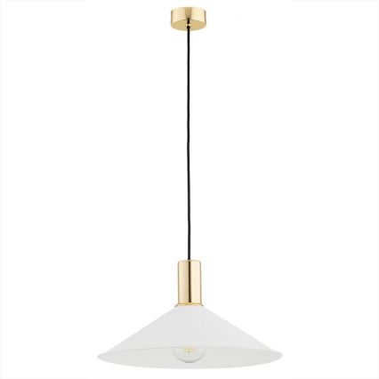 Argon 4911 - Lámpara colgante MINORI 1xE27/15W/230V blanco/dorado