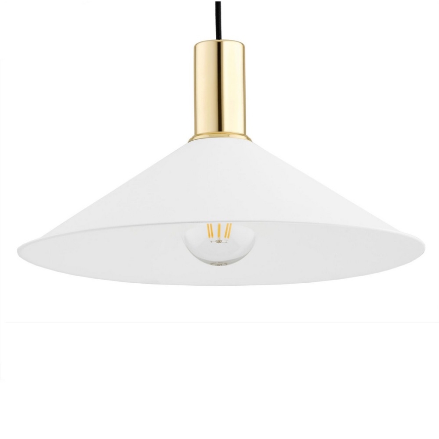 Argon 4911 - Lámpara colgante MINORI 1xE27/15W/230V blanco/dorado