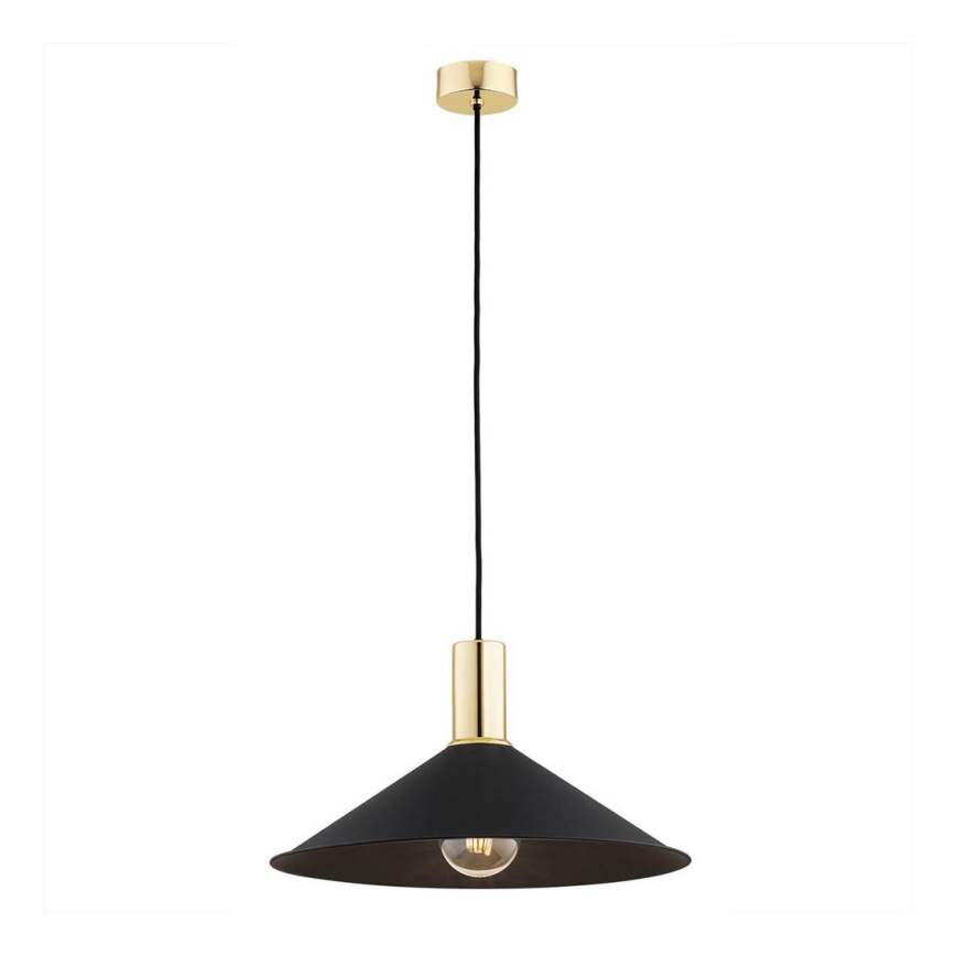Argon 4912 - Lámpara colgante MINORI 1xE27/15W/230V negro/dorado