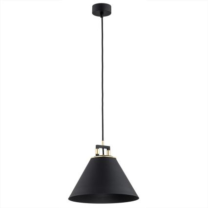 Argon 4915 - Lámpara colgante ORTE 1xE27/15W/230V negro