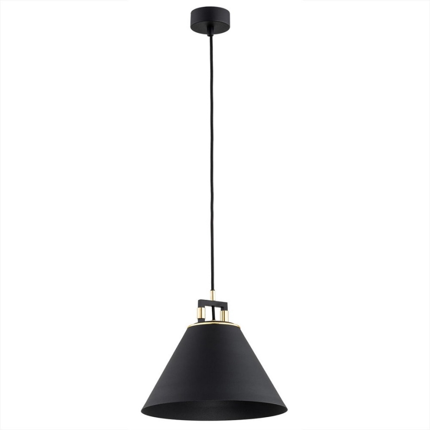 Argon 4915 - Lámpara colgante ORTE 1xE27/15W/230V negro