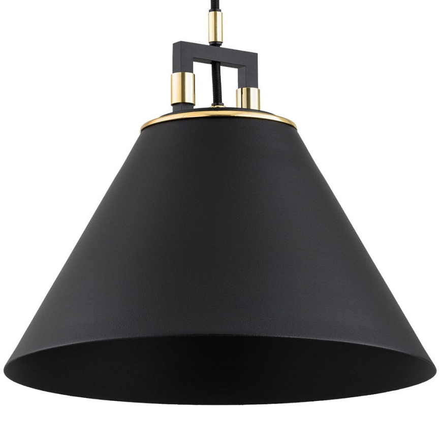 Argon 4915 - Lámpara colgante ORTE 1xE27/15W/230V negro