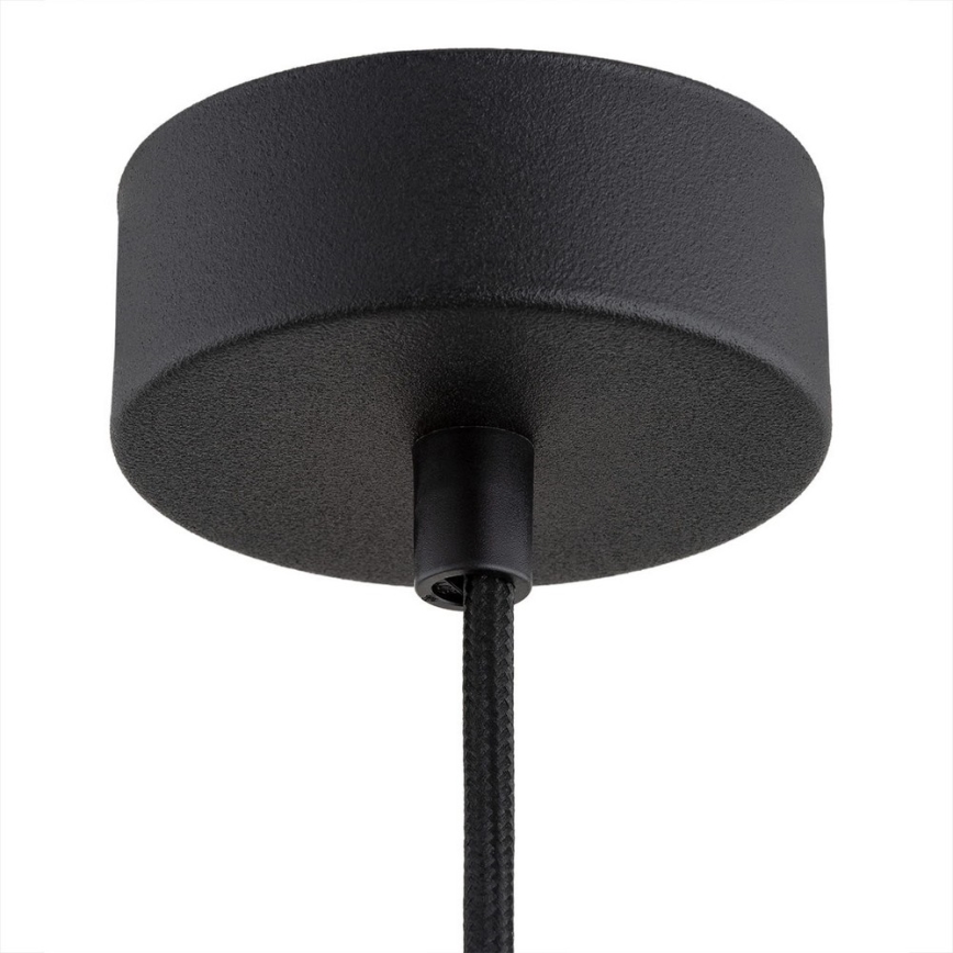 Argon 4915 - Lámpara colgante ORTE 1xE27/15W/230V negro
