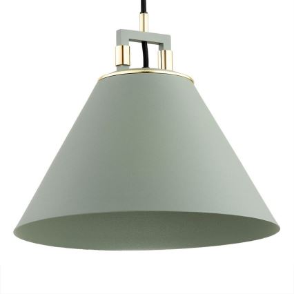 Argon 4916 - Lámpara colgante ORTE 1xE27/15W/230V verde