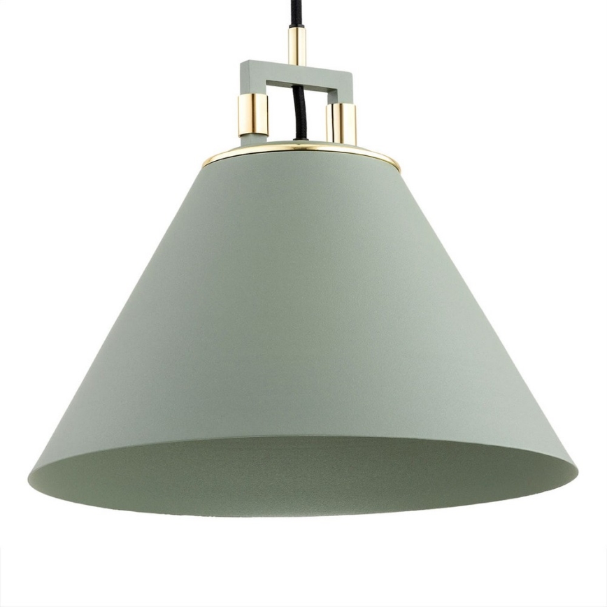 Argon 4916 - Lámpara colgante ORTE 1xE27/15W/230V verde