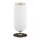 Argon 4994 - Lámpara de mesa VALIANO 1xE27/15W/230V negro/blanco/dorado