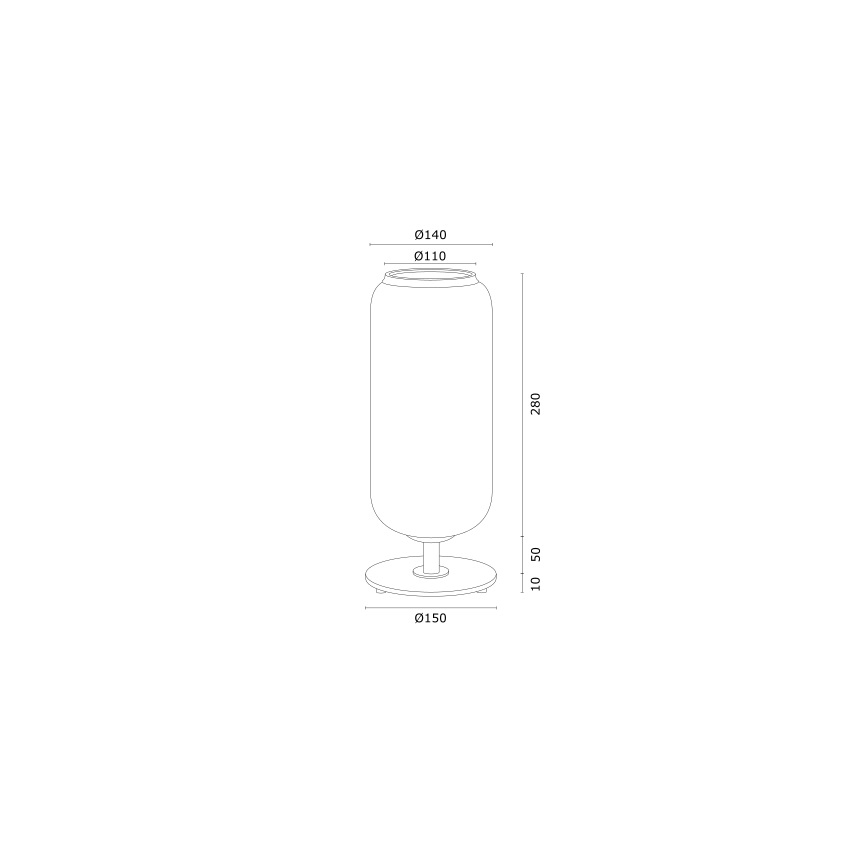 Argon 4994 - Lámpara de mesa VALIANO 1xE27/15W/230V negro/blanco/dorado