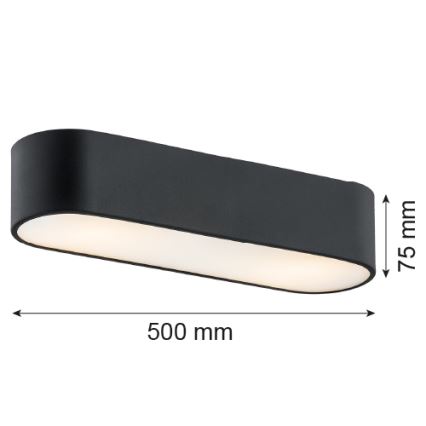 Argon 6000 - Lámpara de techo TONI 3xE27/15W/230V negro