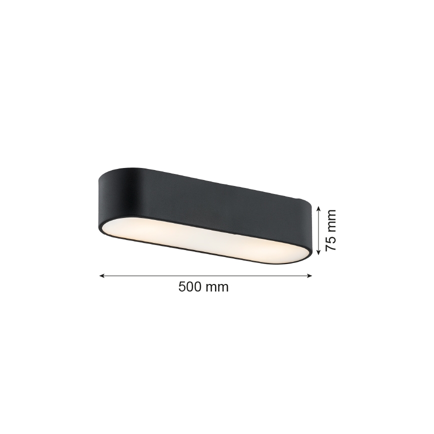 Argon 6000 - Lámpara de techo TONI 3xE27/15W/230V negro