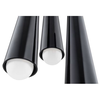 Argon 6103 - Lámpara colgante HOLLYWOOD 3xE14/7W/230V negro