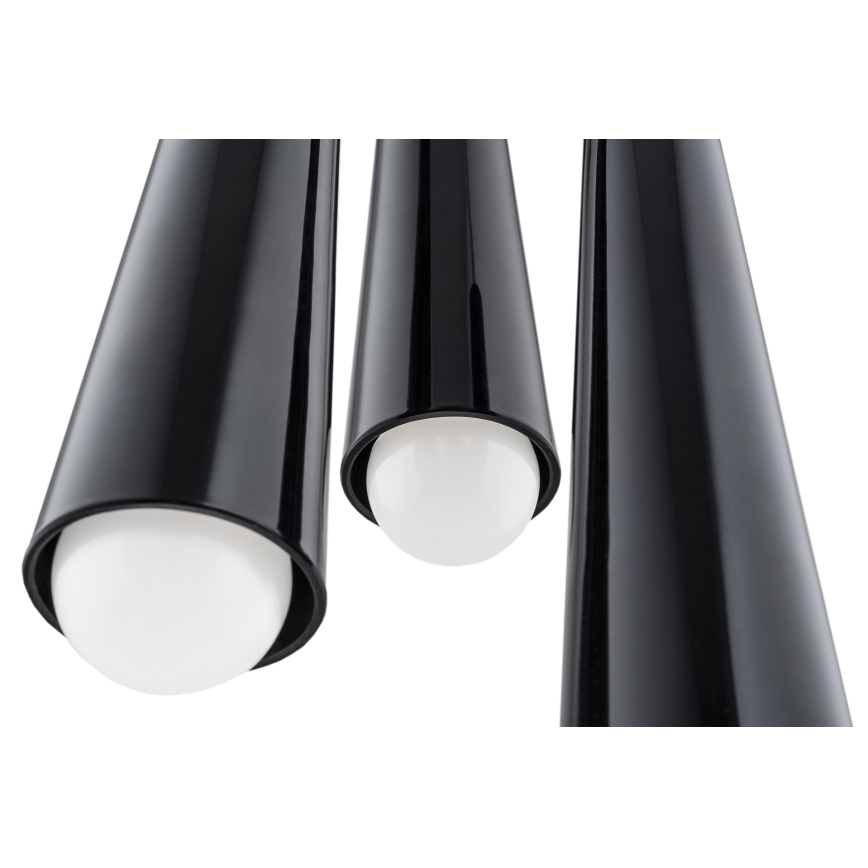 Argon 6103 - Lámpara colgante HOLLYWOOD 3xE14/7W/230V negro