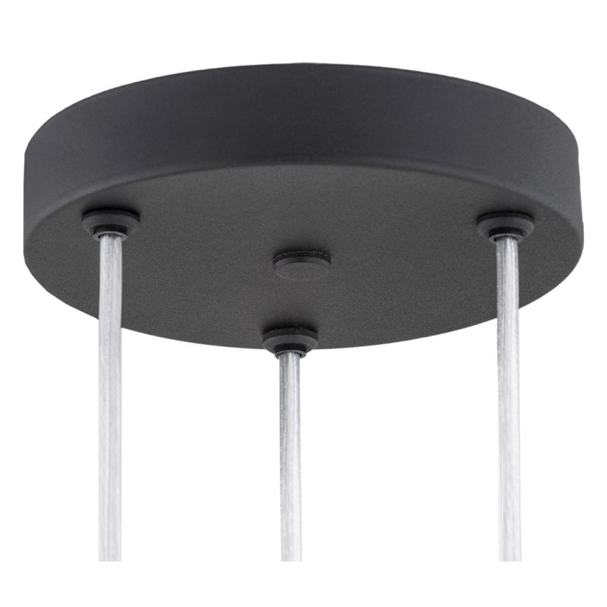 Argon 6103 - Lámpara colgante HOLLYWOOD 3xE14/7W/230V negro
