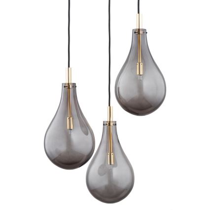 Argon 6105 - Lámpara colgante OAKLAND 3xG9/6W/230V negro