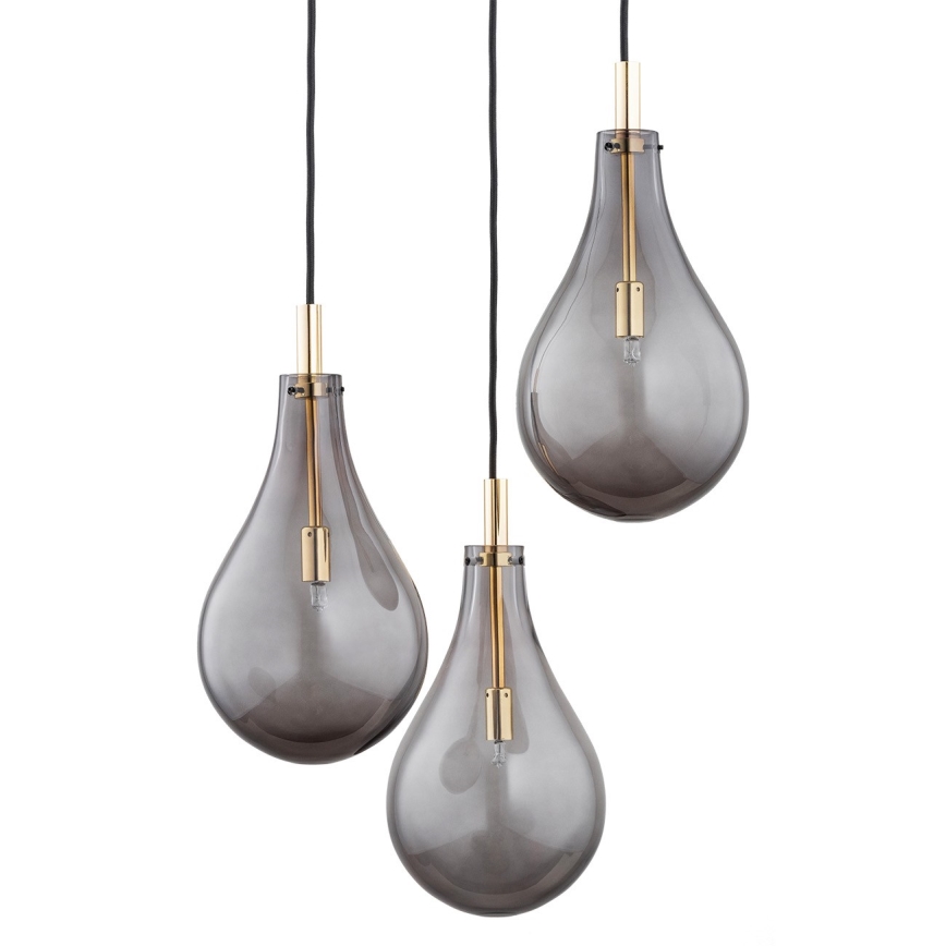 Argon 6105 - Lámpara colgante OAKLAND 3xG9/6W/230V negro